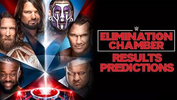 Jeff Hardy, A.J. Styles, Randy Orton, Bryan Danielson, Joe Seanoa, and Kofi Kingston in WWE Elimination Chamber (2019)