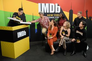 Minka Kelly, Alan Ritchson, Anna Diop, Ryan Potter, Brenton Thwaites, and Teagan Croft