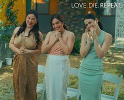 Valerie Concepcion, Ina Feleo, and Valeen Montenegro in Love. Die. Repeat. (2024)
