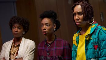 Yaani King Mondschein, Lena Waithe, and Elle Lorraine in Bad Hair (2020)