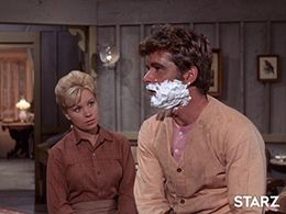 Joyce Bulifant and Gary Clarke in The Virginian (1962)