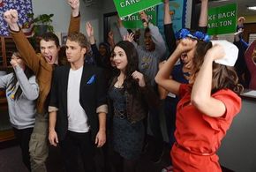 Vanessa Marano, Max Lloyd-Jones, Daniel Durant, and Daniel Nicholas in Switched at Birth (2011)