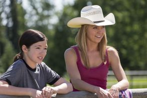 Amber Marshall and Alisha Newton in Heartland (2007)