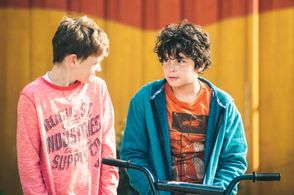 Noah Lomax and Albert C. Bates in 99 Homes (2014)