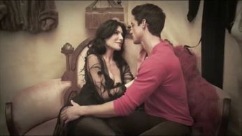 Jaime Murray and Justin Price in Zac Brown Band: Goodbye in Her Eyes (2014)