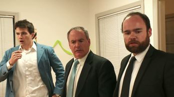 Bill Timoney, Dru Johnston, and Patrick James Lynch in Stop the Bleeding! (2013)