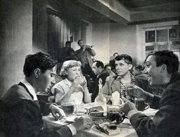 Yuri Belov, Aleksey Kozhevnikov, Yuriy Nikulin, and Nadezhda Rumyantseva in Unamenables (1959)