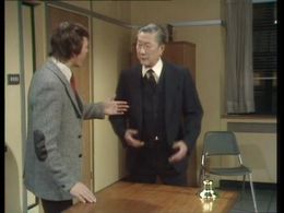 Barry Evans and Robert Lee in Mind Your Language (1977)