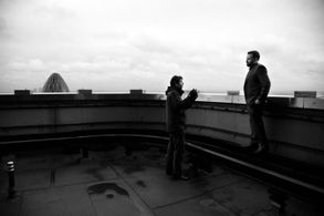 With Simon Phillips on location with The Last Seven