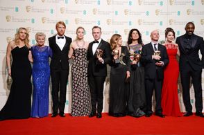 Kate Winslet, Finola Dwyer, Idris Elba, Nick Hornby, Amanda Posey, Julie Walters, John Crowley, Saoirse Ronan, and Domhn