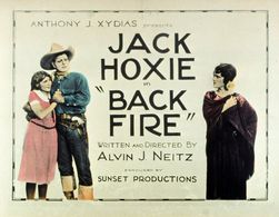 Florence Gilbert, Jack Hoxie, and Zalla Zarana in Back Fire (1922)