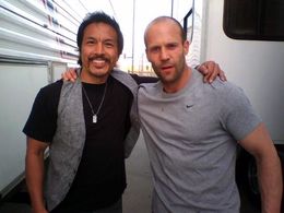 Darryl Chan and Jason Statham on Crank 2: High Voltage