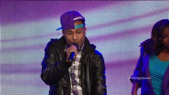 DeShaude performing on BET's 106 & Park