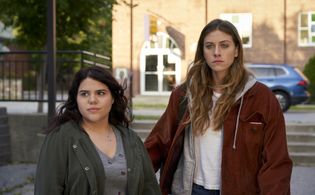 Perry Mattfeld and Brooke Markham in In the Dark (2019)