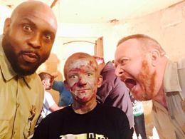 Behind the scenes of APParition with actors, Christopher Michael Holley and Jake Jacobson