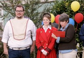 Still of Katharine Everett, DJ Tijerina, and Catherine Gaffney in The Anti-Gang