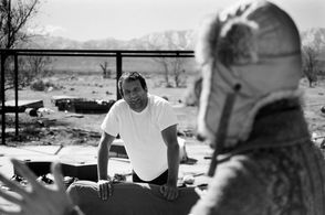 Production still from 'You Kill Me' starring John Campbell-Mac, taking direction from Monica Sender