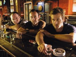 left to right: Dane Rhodes, David Jensen, and Gabriel Macht in 