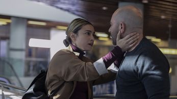 Lior Raz and Moran Rosenblatt in Hit & Run (2021)