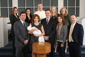 Robert T. Bogue, Crystal Chappell, Justin Deas, Frank Dicopoulos, Tina Sloan, Mandy Bruno Bogue, and Jessica Leccia in G