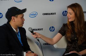 Anna Easteden and John Chu at Cinequest 2011.