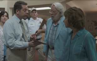 Helen Mirren, Donald Sutherland, and Joe Hardy Jr.