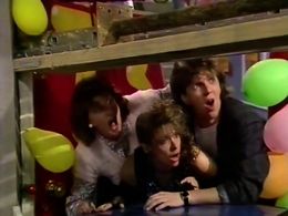 Neil Buchanan, Jeannie Crowther, and Kim Goody in No 73 (1982)