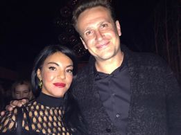 PARK CITY, UT - JANUARY 20: (L-R) Tilda Del Toro, Jason Segel, attend as Netflix celebrates Original Film 'The Discovery