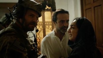 Still of Samira Izadi and David Boreanaz in SEAL Team and Pattern of Life