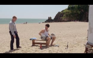 Juan Pablo Yepez and Matt Bardock in The Coroner, Dirty Dancing Episode for BBC.