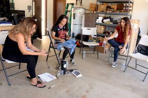 Noor Razooky, Elizabeth Lawson, and Sandy Nissou in Continuance (2021)