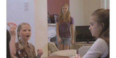 Aliyah Studt, Molly Cravens, and Penelope Andrews in Up on High Ground (2014)