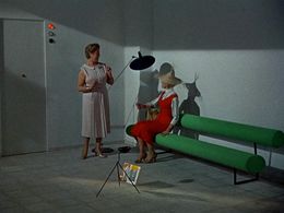 Dominique Marie and Adrienne Servantie in Mon Oncle (1958)