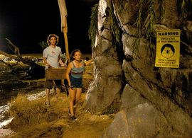 Mackenzie Rosman and Dave Davis in Ghost Shark (2013)