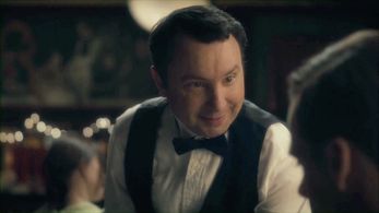 Michael G Welch as Terry the waiter in 'Table for Two.'