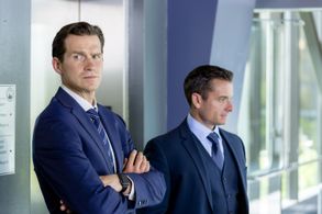 Benjamin Wilkinson and Michael Karl Richards in Chesapeake Shores (2016)