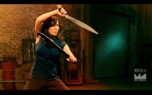 Diana Lee Inosanto on El Rey Network / Man At Arms: Art of War