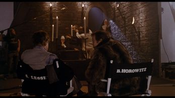 Jeannie Elias, Marvin Goldhar, and Stephen Young in Deadline (1980)