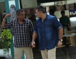 Ajith Kumar and Gautham Vasudev Menon in Yennai Arindhaal (2015)