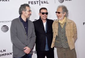 John Turturro, Frank Serpico, and Antonino D'Ambrosio at an event for Frank Serpico (2017)