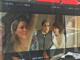 Talia Osteen, Tami Sagher, and Yisrael Dubov in The Shabbos Goy (2019)