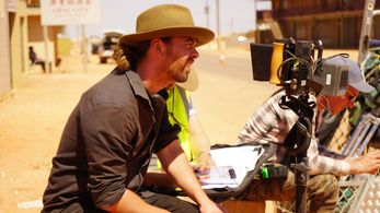 Kurt Martin on the set of Moon Rock For Monday