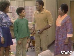 John Amos, Ralph Carter, Esther Rolle, and BernNadette Stanis in Good Times (1974)