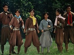 Reiko Chiba, Hideki Fujiwara, Takumi Hashimoto, Yuuta Mochizuki, and Seiju Umon in Dinosaur Squadron Zyuranger (1992)