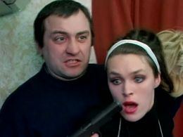 Viktor Andrienko and Marina Mogilevskaya in Reportazh (1995)