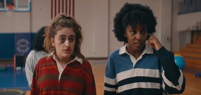 Rachel Sennott and Ayo Edebiri in Bottoms (2023)