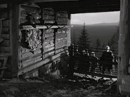 Axel Düberg, Tor Isedal, and Ove Porath in The Virgin Spring (1960)