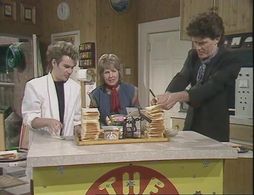 Alvin Stardust, Nik Kershaw, and Sandi Toksvig in No 73 (1982)