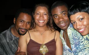 Tracy Morgan and Darius Cottrell at First Sunday's Wrap Party