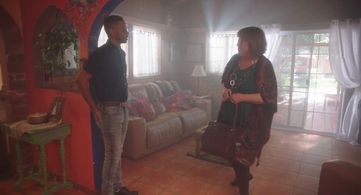 Melanie Haynes and Antoine Perry in Blood Born